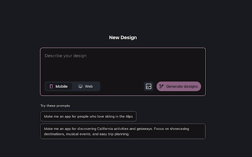 Google Stitch Image Paste screenshot 1