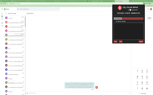 Google Voice Templates screenshot 1