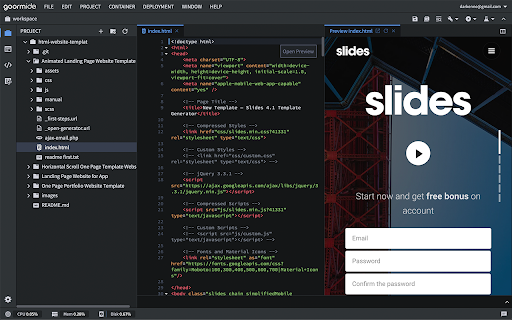 goormIDE: Powerful Code Editor with Container screenshot 1