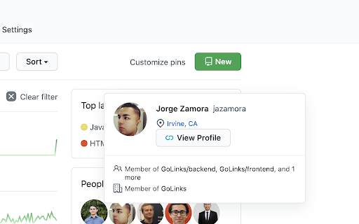 GoProfiles screenshot 1