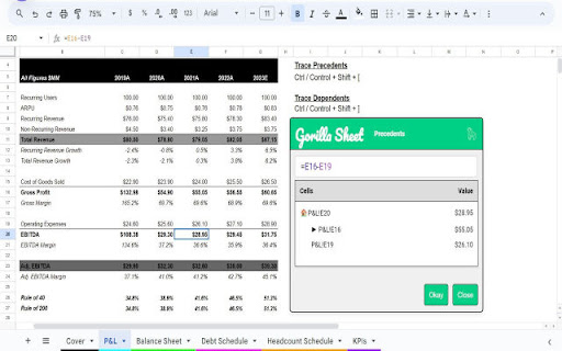 Gorilla Sheet screenshot 1