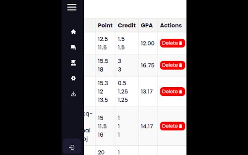 GPA Calculator screenshot 1