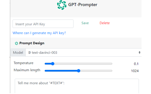 GPT Extension screenshot 1