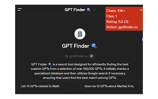 GPT Finder & Helper screenshot 1
