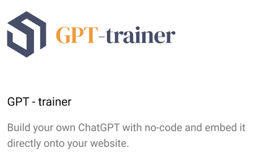 GPT-trainer - AI Chatbot over Your Own Data screenshot 1