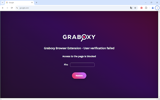 Graboxy Browser Extension screenshot 1