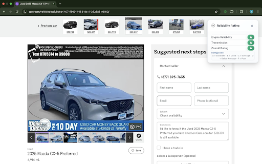 Grade My Car screenshot 1