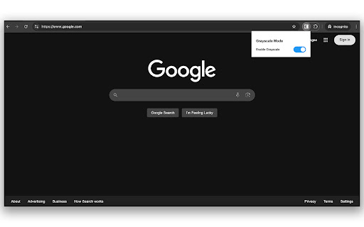 Grayscale Mode screenshot 1