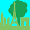Green City (Alpha) logo