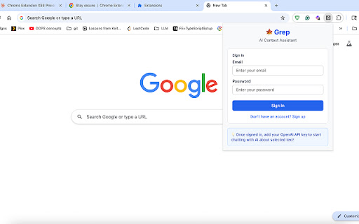 Grep - AI Context Assistant screenshot 1