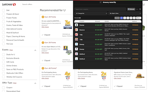 Grocery AutoClip screenshot 1