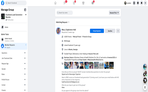 Group Organizer screenshot 1