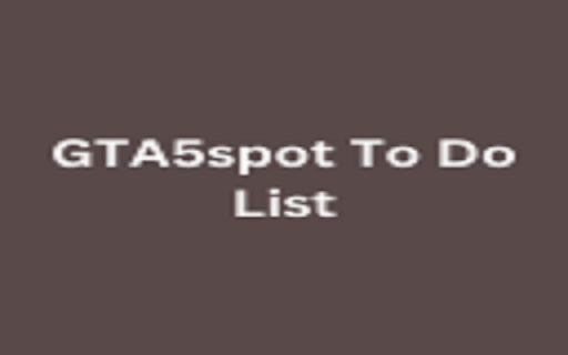 GTA5spot To Do List screenshot 1