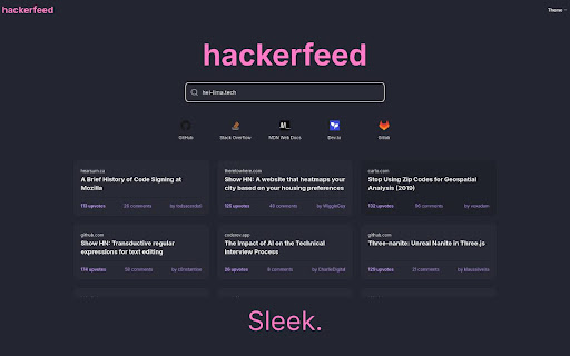 Hackerfeed for Hacker News screenshot 1