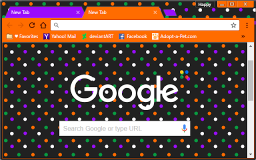 Halloween Cute Spooky Polka Dot screenshot 1