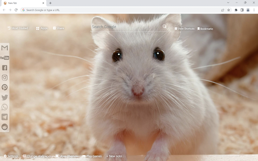 Hamster Wallpaper screenshot 1