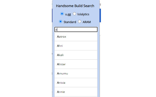 Handsome Build Search screenshot 1