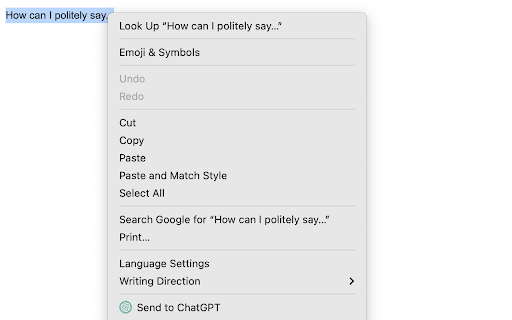 Handy - ChatGPT Context screenshot 1