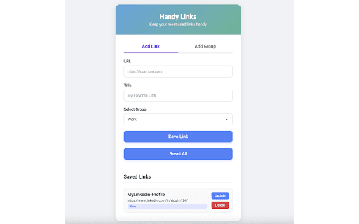 Handy-Links screenshot 1