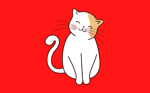 Happy Cat on Red screenshot 1