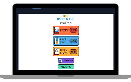 Happy Glass Game screenshot 1
