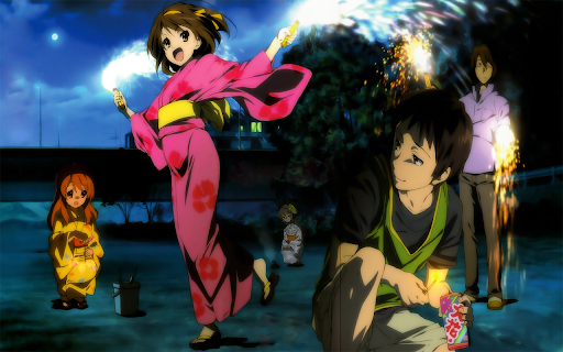 Haruhi Suzumiya 10 - 1366x768 screenshot 1