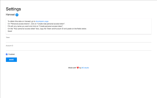 Harvest AutoTimer screenshot 1