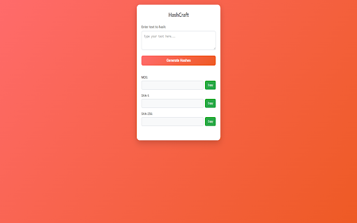 HashCraft screenshot 1