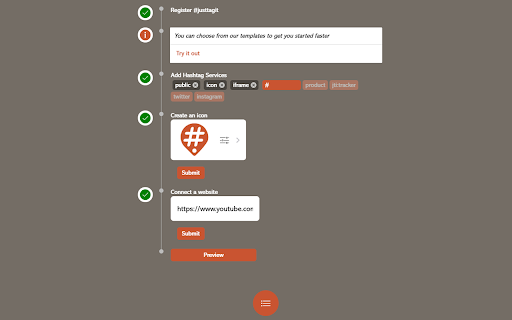 Hashtag Domain Viewer screenshot 1