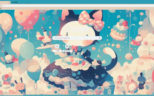 Hello Kitty cute party screenshot 1