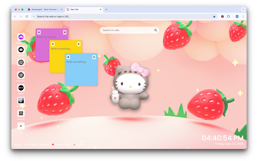 Hello Kitty Live Wallpaper screenshot 1