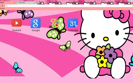 Hello Kitty Theme screenshot 1