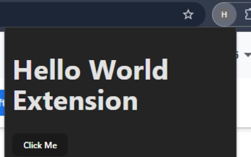 Hello World Extension HVG screenshot 1