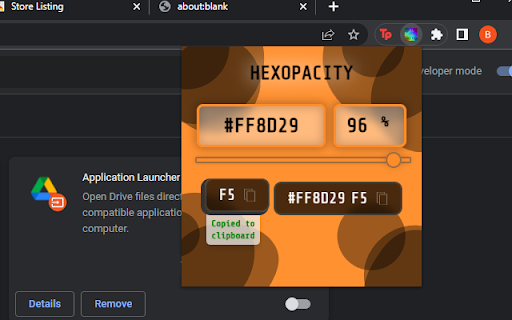 Hexopacity screenshot 1