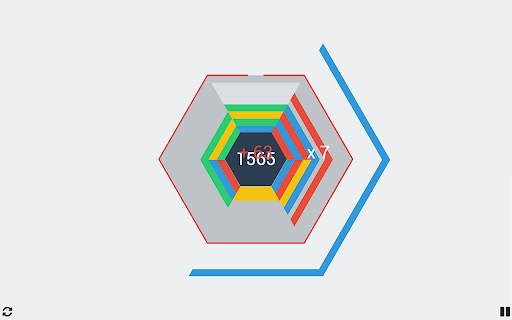 Hextris screenshot 1