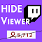 Hide Twitch Viewer count logo