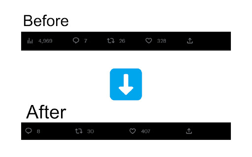 Hide Twitter views. screenshot 1