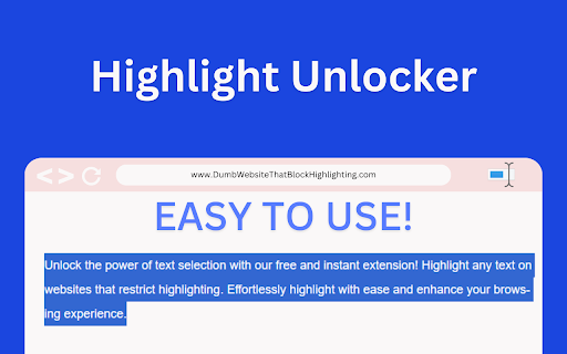 Highlight Unlocker: Bypass Text Restrictions screenshot 1