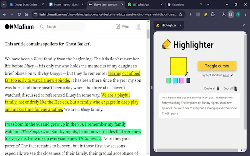 Highlighter screenshot 1