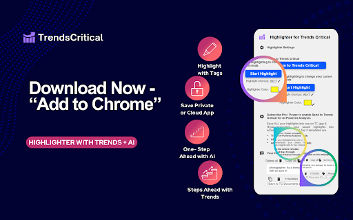 Highlighter for TrendsCritical.com screenshot 1