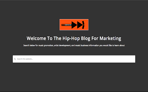 Hip-Hop Blog for Marketing screenshot 1