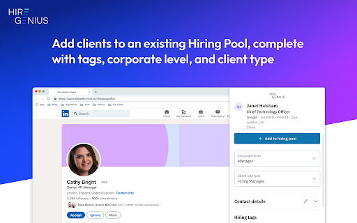 Hire Genius Sync screenshot 1