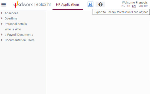 Holiday forecast screenshot 1