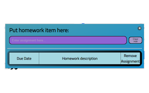 Homework Tracker and Reminder screenshot 1