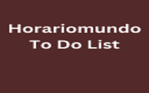 Horariomundo To Do List screenshot 1