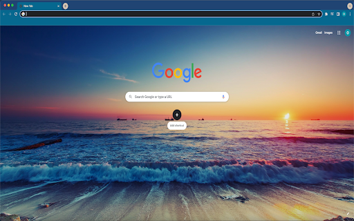 Horizon-Ocean Sunset Theme screenshot 1