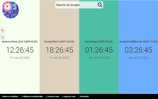 Horloge Mondiale Multifuseaux screenshot 1
