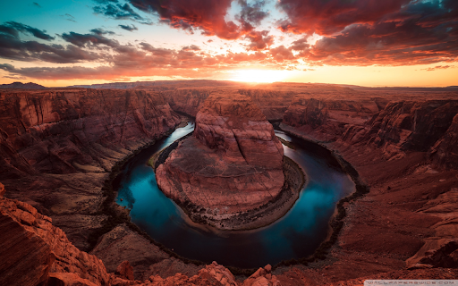 Horseshoe Bend Sunset screenshot 1