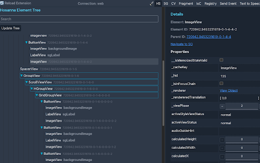 Hosanna DevTools screenshot 1