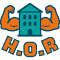 Hostelworld on Roids (H.O.R) logo